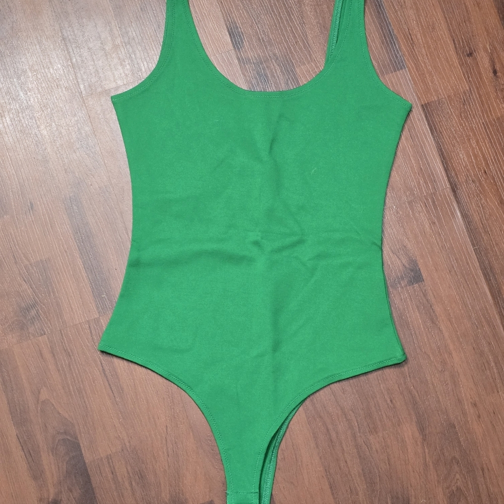 Green One Piece Bodysuit